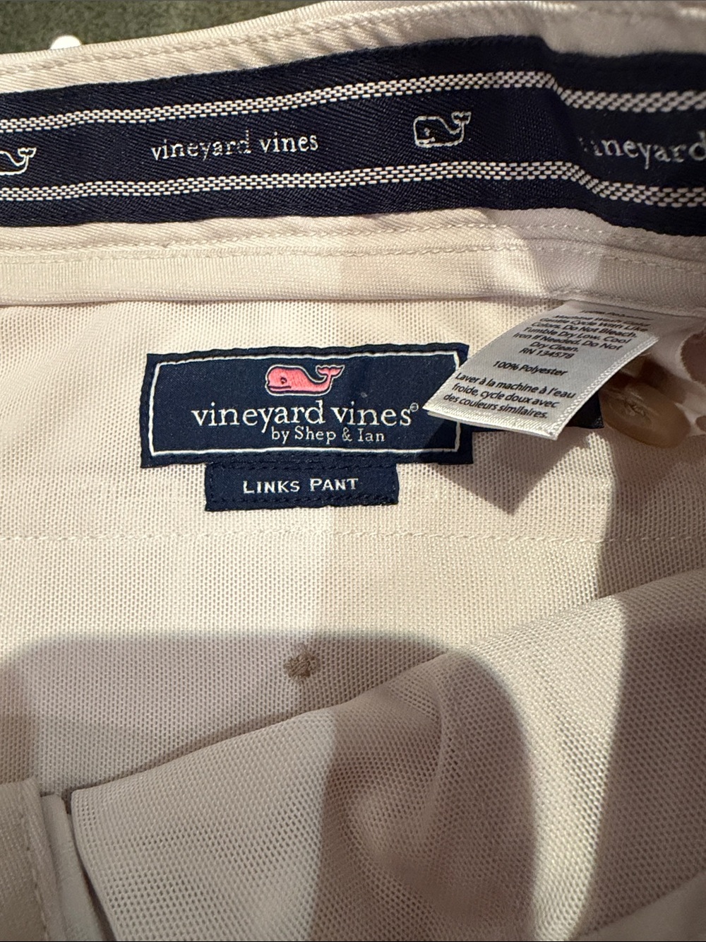 Vineyard Vines Light Tan Stone Links Pant  30x30